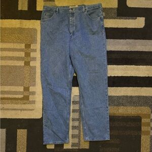 Blue Wrangler relaxed fit baggy jeans